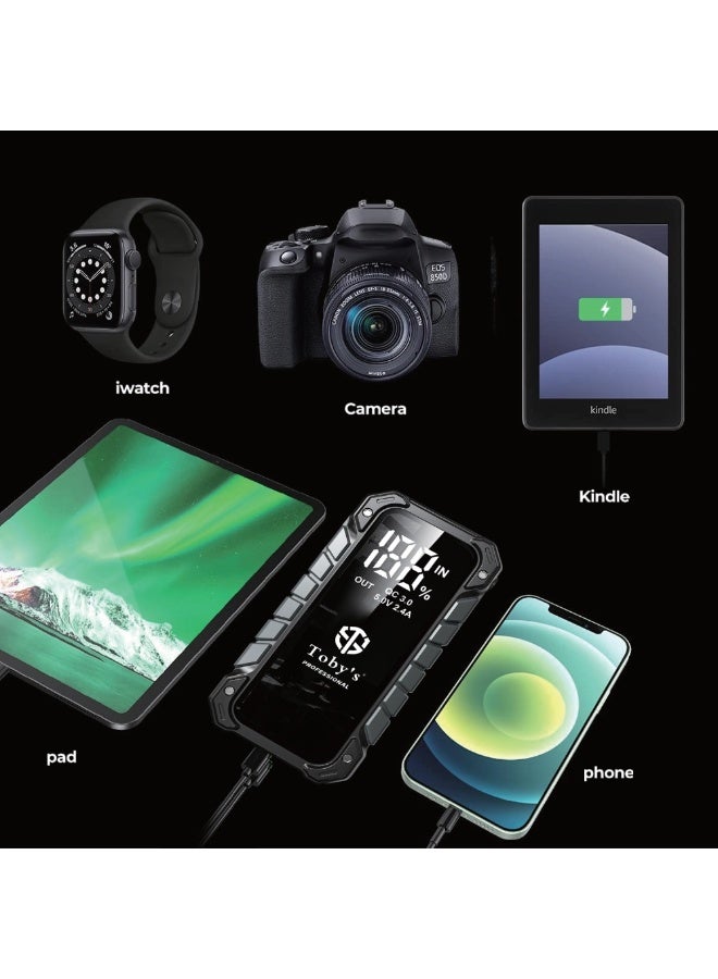 توبيز جهاز تشغيل بطارية السيارة Toby’s X9 بقوة 600 أمبير وباور بنك محمول - Image 5